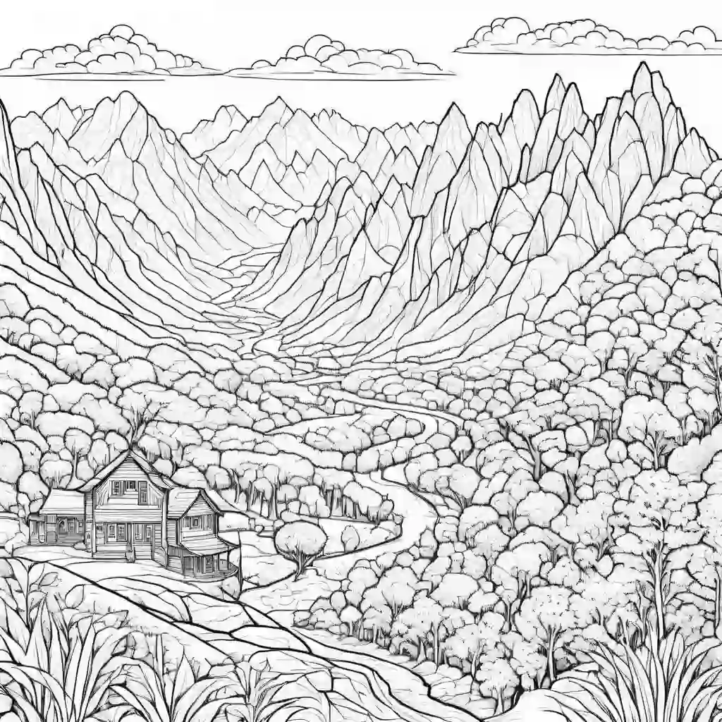 The Great Valley coloring pages